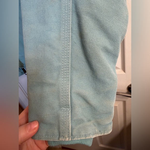 Carhartt Women’s Canvas Sherpa Jacket in Seaglass - Picture 4 of 7